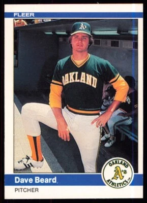 1984 Fleer Dave Beard Oakland Athletics #438 - Image 1 of 2
