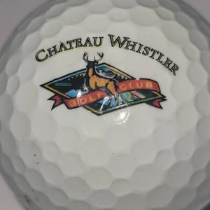 Chateau Whistler Golf Club Logo Used Golf Ball (F-23-8) - 1ct (one) - Picture 1 of 4