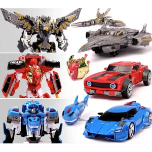 Tobot V Galaxy Detectives 2 IN 1 Transform Robot Figure Boy Toy Car Plane Gifts - Picture 1 of 17