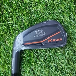 Cobra King Forged CB Black 6 Iron KBS Tour V 110 Stiff Left Handed *NEW* - Picture 1 of 5