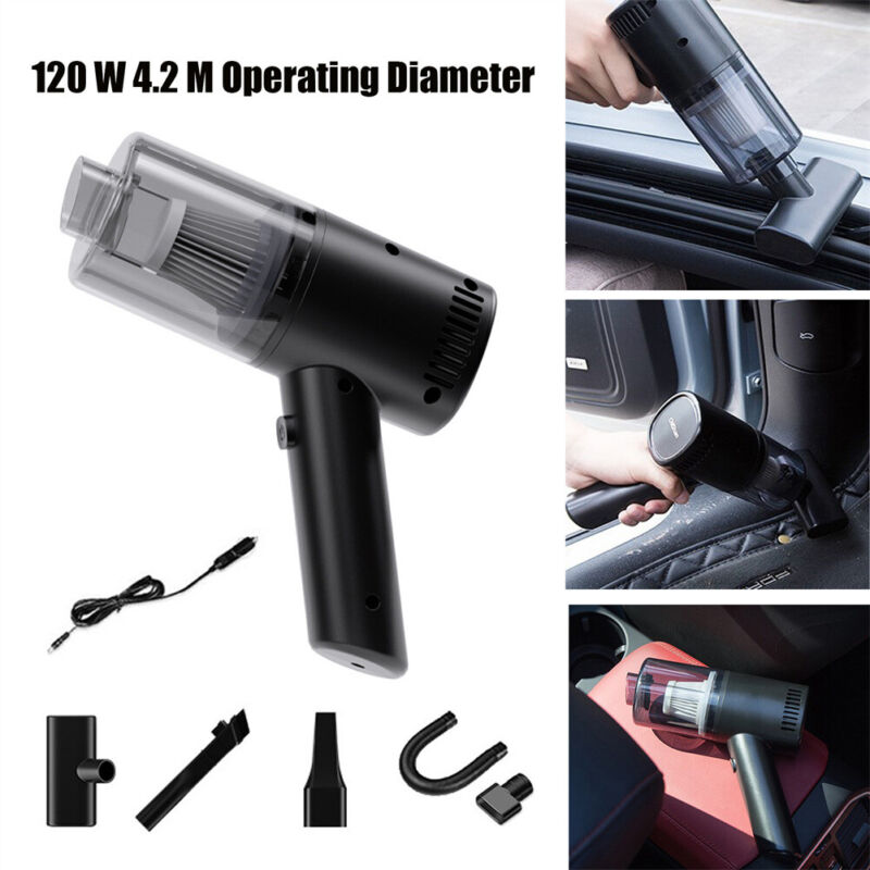 Cheapest Wholesale 120W USB Handheld Vacuum Cleaner Rechargeable Car Auto Home Duster 5500PA US