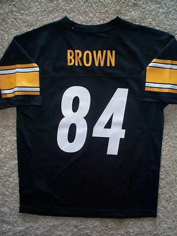 ($60) Pittsburgh Steelers ANTONIO BROWN nfl Jersey YOUTH KIDS BOYS (L-LG-LARGE) Cover