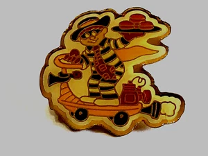 McDonald's Hamburglar on Scooter Lapel Pin - Picture 1 of 1