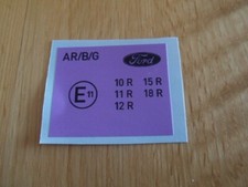 Ford Escort MK2 including RS (1975 - 80) E11 Slam Panel Decal Sticker 75AB