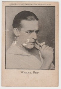 Wallace Reid 1920s Film Star Large PAPER STOCK Trading Card SPAIN Jaime Boix
