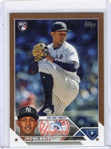 2023 Topps Update Jhony Brito Gold Parallel Rookie Card RC /2023 US-279 Padres