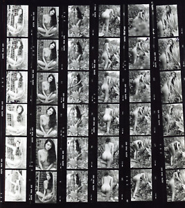 MELISSA D. Elite Agency Model NUDE MARCH 1990 MARK COLEMAN 8X10 CONTACT SHEETS 4