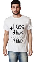 LIVING WATER t-SHIRT CROSS 4 GIVEN christian Jesus CHRIST tee FAITH UNISEX white