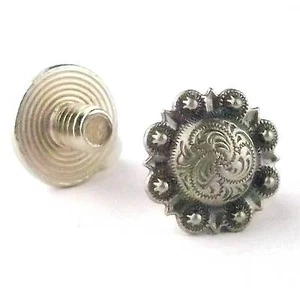 Chicago Screws Concho Antique Silver 3/16" 100 Pack 3306-16 Screw Post - Picture 1 of 2
