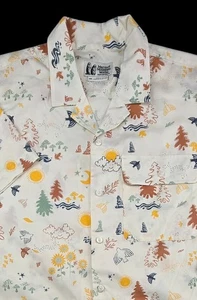 Marmot Shirt Muir Camp Novelty Short Sleeve Button Up Mens Medium New Trail Mix - Picture 1 of 9