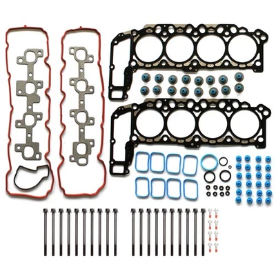 Head Gasket Set Bolts For 2004-2007 Dodge Ram 1500 Jeep Grand Cherokee 4.7L - Image 1 of 4