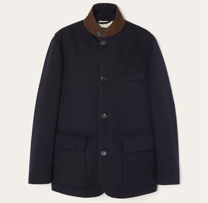 Chaqueta LORO PIANA Niños 'Roadster' Cashmere Storm System Azul Marino Edad 12 $3040+ NUEVA - Imagen 1 de 24