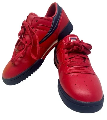FILA Original Fitness Rojo Azul 3VF 80105-640 Tenis Talla 6 Foto 1 de 4