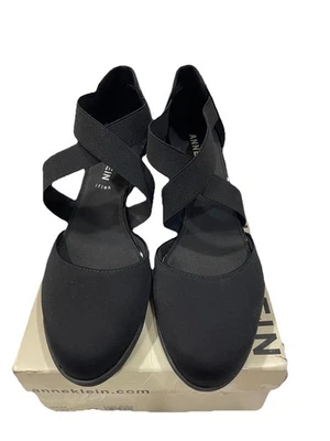 Zapatos de vestir para mujer Anne Klein Ted Wedge Pump, talla 9,5 M, color negro Foto 1 de 4