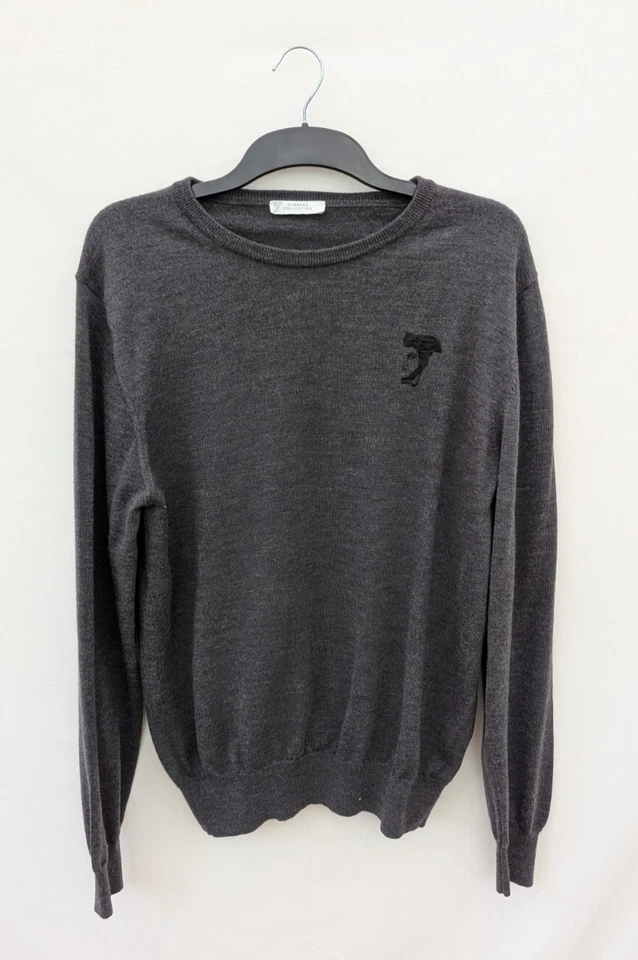 Versace Collection Jumper Mens XL Wool Pullover Knit Preppy Luxe Designer Italy - Image 1 of 4