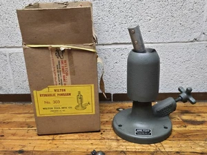 Vintage NOS WILTON Tools USA No. 303 Mechanical Hydaulic Powrarm Base mit Box NEU - Bild 1 von 11