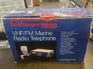 SeaRanger 7800 VHF / FM Radio morskie Telefon Żagiel Łódź CB HAM Awaryjne używane - Zdjęcie 1 z 14