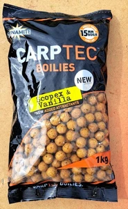 Dynamite Carptec Boilies. 15mm Scopex & Vanilla. 1kg Bag. BB 6/26. Free Postage. - Picture 1 of 1