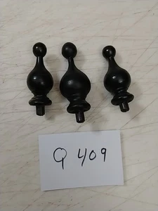 KOREAN REGULATOR WALL CLOCK TOP FINIALS - Picture 1 of 5