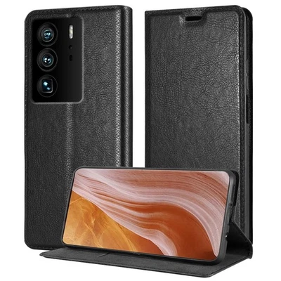 Funda para ZTE Axon 40 ULTRA Cubierta Protección Libro Billetera Libro Magnético Foto 1 de 4