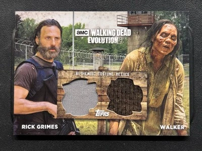 2017 Topps The Walking Dead Rick Grimes Walker Dual Relic /50 - Image 1 of 3