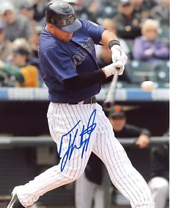 TY WIGGINTON COLORADO ROCKIES SIGNED 8X10 PHOTO W/COA - Picture 1 of 1