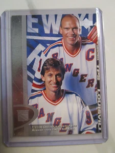 Wayne Gretzky Mark Messier NEW YORK RANGERS 1996-97 Upper Deck #108 - Picture 1 of 1