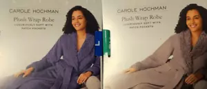 Accappatoio avvolgente Carole Hochman in peluche - vari colori e misure - nuovo con etichetta - spedizione gratuita - Foto 1 di 6