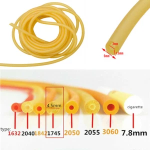 Tubo de goma de látex natural honda banda elástica varios tamaños y longitudes - Imagen 1 de 16