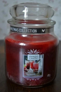 Yankee Candle Alpine Christmas Collection POMEGRANATE GIN FIZZ, 411g Selten - Picture 1 of 1