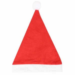 Filz Nikolausmütze 40 cm Weihnachtsmann rot weiß Weihnachtsmann Neuheit Hirsch  - Bild 1 von 1