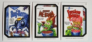 2021 Topps Mars Attacks Wacky Packages serie 5 caja de cereales juego de 3 tarjetas - Imagen 1 de 2