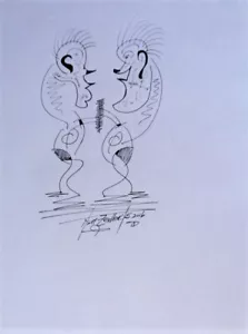 Matt Zedler | Original Drawing | #A184 | 1 of 1 | 9 x 12" | Ink on Paper | $150 - Picture 1 of 1