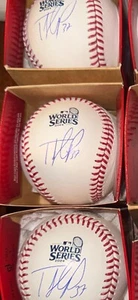 NUOVO! TEOSCAR HERNANDEZ DODGERS BASEBALL FIRMATO 2024 WORLD SERIES - Foto 1 di 1