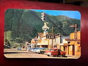 c1950’s Business District, Jackson Hole, Wyoming Vintage Postcard - Picture 1 of 2