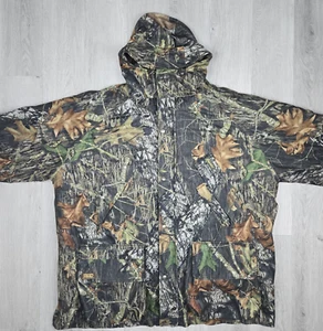 Vintage Mossy Oak Coat 3X Gamehide Removable Reversible Insulated Liner Hood - Picture 1 of 19