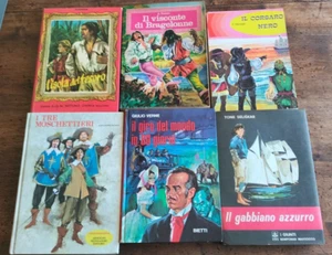 Lotto 6 Libri Per Bambini Romanzi Avventura Vintage Classici - Foto 1 di 5