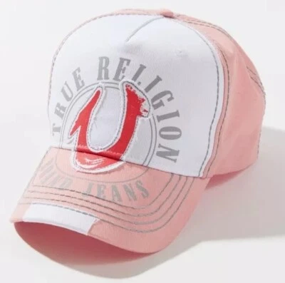True Religion розовый окрашенный бейсбольная кепка шляпа бейсболки новый без ЯРЛЫКОВ $36 - Изображение 1 из 4