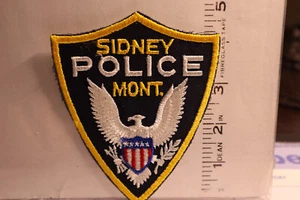 police patch  SIDNEY POLICE MONTANA - Picture 1 of 1
