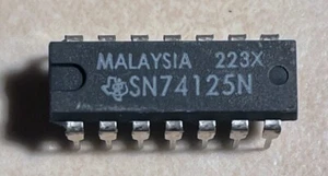 T.I. SN74125N 74125 Quad Bus Puffer Gate - Neu aus altem Lagerbestand - Bild 1 von 1