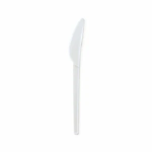 Coltello usa e getta in bioplastica CPLA no plastica compostabile 16,5 cm 100 pz - Foto 1 di 4