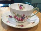 Shelley Tea Cup And Saucer~ ?Hulmes Rose? #13240 ~ Made In England