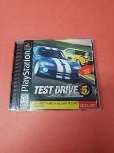 Test Drive 5 (Sony PlayStation 1, 1998) PS1 Black Label CIB Tested - Picture 1 of 5