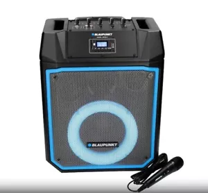 Blaupunkt Akku Partybox Karaoke 600W tragbar Lautsprecher Box Mikrofon Bluetooth - Afbeelding 1 van 10