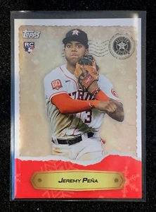 2022 Topps Holiday Cards #3 | JEREMY PEÑA | RC Rookie Card | Astros; PR /678 - Picture 1 of 2