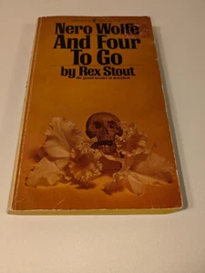 And Four To Go Nero Wolfe Mystery Paperback Book Rex Stout Bantam Books 1974 - Picture 1 of 5