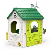 CASA OUTDOOR ESTERNO CASETTA GIOCATTOLO GREEN HOUSE ECOLOGICA FEBER