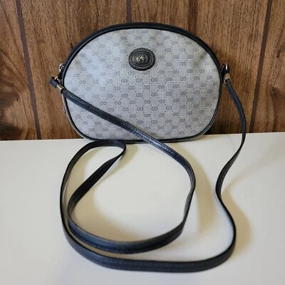 Vintage GUCCI Monogram Canvas Small Crossbody Bag - Image 1 of 4