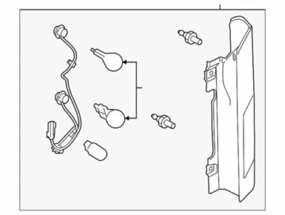 Conjunto de lámpara trasera de furgoneta de carga OEM NUEVO 15-19 Ford Transit 150 250 350 CK4Z-13405-G Foto 1 de 3