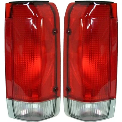 Tail Light FO2800104 FO2801103 Set of 2 for 1987-1988 Ford F-150, F-250, F-350 - Image 1 of 4
